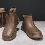 Talvised Uued Meeste Lumesaapad Meeste K&otilde;rged Spordijalatsid Moodsad vabaajajalatsid Puuvillased soojad Mugavad kerged saapad meestele 39 pruun