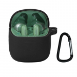 JBL Tune 220TWS/JBL Tune 225TWS silikoon&uuml;mbris v&otilde;tmehoidjaga pehmete nahkade kaitsekate JBL Tune 220TWS veekindla &uuml;mbrise jaoks for JBL TUNE220TWS must