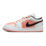 Air Jordan 1 Low GS Light Madder Root Laste tossud Roosa Valge Must DM8960-801 35.5