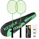 Treeningsulgpallireketi sulgpallikomplekt kehaline kasvatus Treening Spordivarustus rauasulam valge