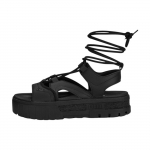 Puma Mayze Laces Sandaalid Mustad Naiste Tossud Valged 388950-02 35.5