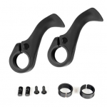 1 paar jalgratta juhtraua k&auml;epidemeid ergonoomilise kujuga &uuml;likerge nurga reguleeritav lihtne paigaldus m&auml;gijalgratta k&auml;epideme k&auml;epidemete asendusosad must