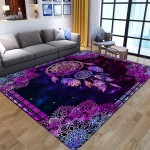 Imeilusad Mandala lillelised 3D-prindiga vaibad elutoa jaoks magamistoa sisekujundusega vaip Pehme flanellist kodu voodip&otilde;randamatt M&auml;nguala vaibad 140x200cm