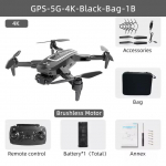 HJ38 GPS positsioneerimisdroon WiFi nelikkopter helikopter 4K HD kaamera aerofotograafia FPV 120&deg; lainurkkaamera kokkupandav k&otilde;rgust hoidev RC droon 4K 1 battery must