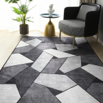Geomeetriline vaip elutuppa Sametine vaip Lapsed Magamistoa Voodivaibad Pehmed ruudukujulised kohevad vaibad Kodu Diivanilaud Dekoratsioonimatt 140x200cm