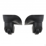 1 paari pagasirattad, universaalsed k&auml;ru fikseeritud rattad &ndash; paindlikud ja kvaliteetsed Large Size