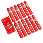 12 tk/komplekt Draakoni aasta punane &uuml;mbrik 12 &otilde;nneliku loosimisega 2024 Draakoni aasta Hiina uusaasta kevadfestivali punase pakikomplekt punane