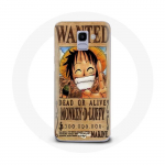 &Uuml;mbris Samsung Galaxy A8 2018 One Piece Manga Luffy otsinguplakatile