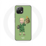 Coque pour Xiaomi Mi 11 Lite One piece Manga Roronoa Zoro