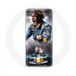 &Uuml;mbris Samsung Galaxy A8 Plus Formula 1 Fernando Alonso F1 draiveri jaoks