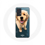 Coque pour Samsung Galaxy A13 4G / A13 4G Lite Golden retriever Chiot