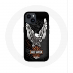 Coque pour Iphone 14 Plus Harley Davidson aigle logo - Maniacase
