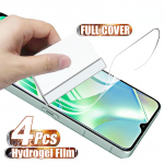 4TK T&auml;iskattega H&uuml;drogeelkile Realme C21 C21Y C11 2021 C20 C12 C15 C25 C17 C35 C25Y V23 V25 V11 jaoks Kaitsekile Huawei P Smart 2019 puhas