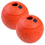 Dingdongpet koeralelu suur suupistepall lateks 8 x 8 cm, 2 tk red