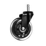 Tugeva t&ouml;&ouml;j&otilde;uga kontoritooli rattad vaiksed toolirattad Siledad veereva p&otilde;randakaitsega P&ouml;&ouml;rlevad PU-rattad t&ouml;&ouml;ruumide jaoks