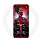 Coque Maniacase pour Samsung Galaxy A21s Lewis Hamilton Ferrari officiel