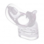 Sukeldumissuulik Silikoonist Sukeldumisregulaator Suuotsik Mugav snorkel Suuotsik Sukeldumistarvikud must