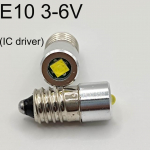 P13 .5s E10 3w 3v 4 .5v 6v LED lambi pirn Taskulamp Asendus pirn P&otilde;letik avariipirnid T&ouml;&ouml; 3 -9 elementi 12v 18v 24v 10PCS LOT