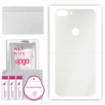apgo Protective Skin Sticker for the back compatible with Alcatel 1s, Wrap Film, Foil, Vinyl - Pattern Matte Transparent