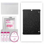apgo skin sticker film foil vinyl for the BACK compatible with Samsung Galaxy Tab S2 9.7, scratch-resistant, easy to install - Black Honeycomb