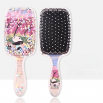 Kawaii juuksehari v&auml;ikelapse t&uuml;drukule Lovely Animal Panda Unicorn juuste kamm lastele massaaži &otilde;hupadja kamm t&uuml;druku juuksehooldusvahend