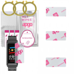 3x apgo Ultra-Clear Hybrid protective glass compatible with Bemi REX, flexible nano glass, great replacement for tempered glass, scratch-resistant, fu