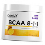 BCAA lihasmassi jaoks, Pure BCAA 8:1:1 , (28250003) 200g Lemon
