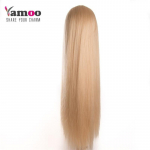 65CM/80CM Naise peanukud Soengud Mannekeenid Juuksuri Stiilid Koolituspea Juuksuritele S&uuml;nteetilised Juuksed Mannekeenipea 65cm