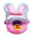 Multikas armas beebi ujumisr&otilde;ngas p&auml;ikesevarjuga basseini ujukiga t&auml;ispuhutav ujumisring beebiistmega basseinim&auml;nguasjad