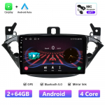9'' 2DIN Opel Corsa 2015-2019/Opel Adam 2013-2016 jaoks Automaatne GPS-multimeediam&auml;ngija Autoraadio Carplay Android Auto 2+64