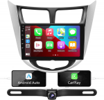 Traadita CarPlay Android Auto Raadio Hyundai Solaris Accent I25 2010-2016 jaoks WiFi GPS Auto Multimeedia GPS 2din 4-core 1+32