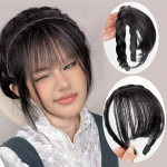 S&uuml;nteetilised tukkpeapael, 1-osaline eesmine juuksepael, &auml;&auml;rtega juuksepikendused s&uuml;nteetilised juuste peapael naistele