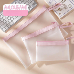 Disainer Suure mahutavusega meik-tualetttarbed Huulepulk Nahahooldustoode Korralduskott &Otilde;pilastele N&auml;htavad pliiatsikotid Andmefailikott A6-20.5X12cm hall v&auml;rv