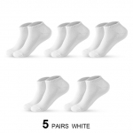 5 paari meeste pahkluu spordisokid suvised must valged hingavad madala l&otilde;ikega sokid No Show puuvillased pehmed sportlikud vabaaja sokid EU 37-43