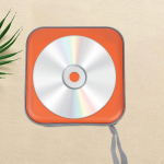 CD &uuml;mbris 40 mahutavusega kaitse&uuml;mbrised Kaasaskantav tolmukindel kaasaskantav DVD-salvestusplaat punane