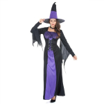 Costume de femme sorci&egrave;re d&eacute;guisemment halloween Taille unique