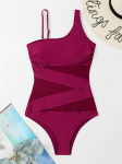 &Uuml;hes t&uuml;kis swinsuit naiste seksikas v&otilde;rguga ujumisriided Solid Monokini &uuml;he &otilde;laga Bodysuit naiste ujumiskost&uuml;&uuml;m S lilla