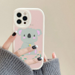 Koala Bear armas telefoni&uuml;mbris k&otilde;vast nahast iPhone'i jaoks 14 13 12 Mini 11 14 Pro Max Xs X Xr 7 8 Plus Fundas iphone 13pro2