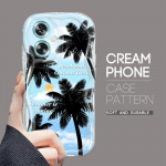 Armas koomiksimustriga kreemjas tekstuuriga korpus, lainelise servaga pehme silikoonkaanega telefoni&uuml;mbris OPPO Reno Realme jaoks OPPO R15 Pro puhas