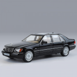 1/24 Benz W140 S320 SEL sulam klassikaline vana auto mudel survevalu metallist retros&otilde;idukid automudel Heli ja valgus kollektsioon lastele m&auml;nguasjad kingitus must