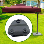 Patio Umbrella Large Bracket Outdoor Accessory Wear Resistant Easy to Install Load Bearing