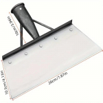 1 tk, Roostevabast terasest aialabidas, Multifunktsionaalne ja k&auml;epidemeta metallist &otilde;ue umbrohut&otilde;rjevahend, V&auml;lis&otilde;ue aia majapidamispuhastuslabidas only 1 pcs Forklift blade