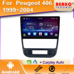 Autoradio Multimeedia Peugeot 406 1994-2005 jaoks 2 Din Android Raadio Carplay Autostereo GPS Navigatsioon Peak Unit Android Auto WIFI 4 core 1GB+32GB carplay