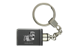 Catahoula Leopard Dog, Catahoula Cur - Crystal key ring with dog photo, illuminated key ring, unique gift by Art-Dog brand
