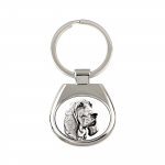 Redbone Coonhound - keychain with a dog, keychain with a print, personalized pendant from the Art-Dog brand