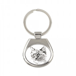 Ragdoll - keychain with a cat, keychain with a print, personalized pendant from the Art-Dog brand