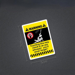 &Auml;rge puudutage mind &auml;rge liigutage mind &auml;rge puudutage mind hoiatuskleebised Loomingulised kriimustused Kaante autokleebised Mootorratta kaunistuskleebised