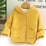 Talvine uus poiste kampsun jope vooder pluss sametist paks, hoiab soojas kapuutsiga mantel 1-8 aastaks t&uuml;drukutele koo kardigan 80cm