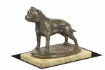 Staffordshire Bull Terrier, Staffy III - dog figurine, dog silhouette figurine, trophy for Art-Dog dog show exhibition