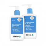 Derma Co 2% Niatsiinamiidi &otilde;rn nahapuhastusvahend k&otilde;ikidele nahat&uuml;&uuml;pidele | Mitte&auml;rritav | 100% seebivaba | 125 ml (Pakis 2)